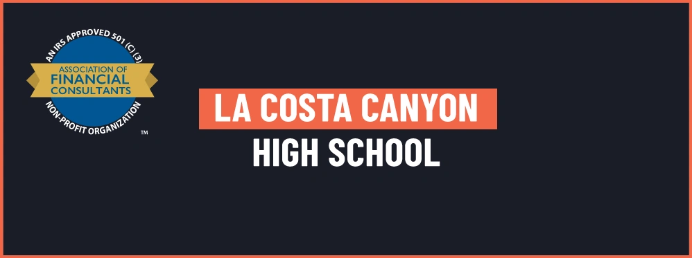 Featured image for “Tuesdays, October 28 & November 4 at La Costa Canyon High School”